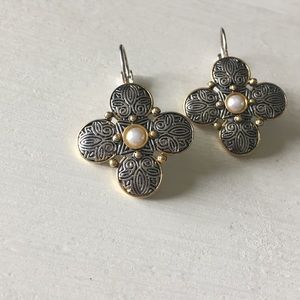 VINTAGE Signed SC Earrings